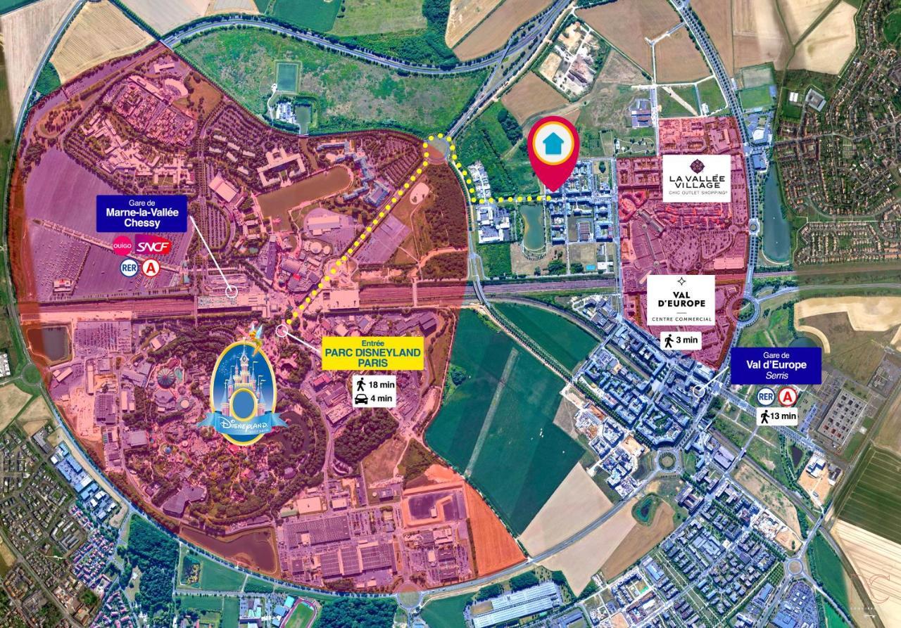 סאריס Disneyland-Paris, Studio 2 Pers, Wifi מראה חיצוני תמונה